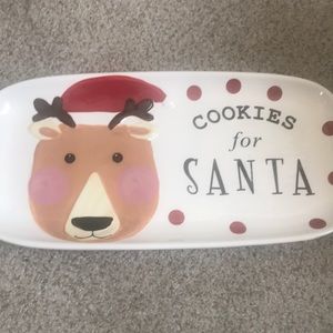 Magenta Holiday “Cookies for Santa” platter